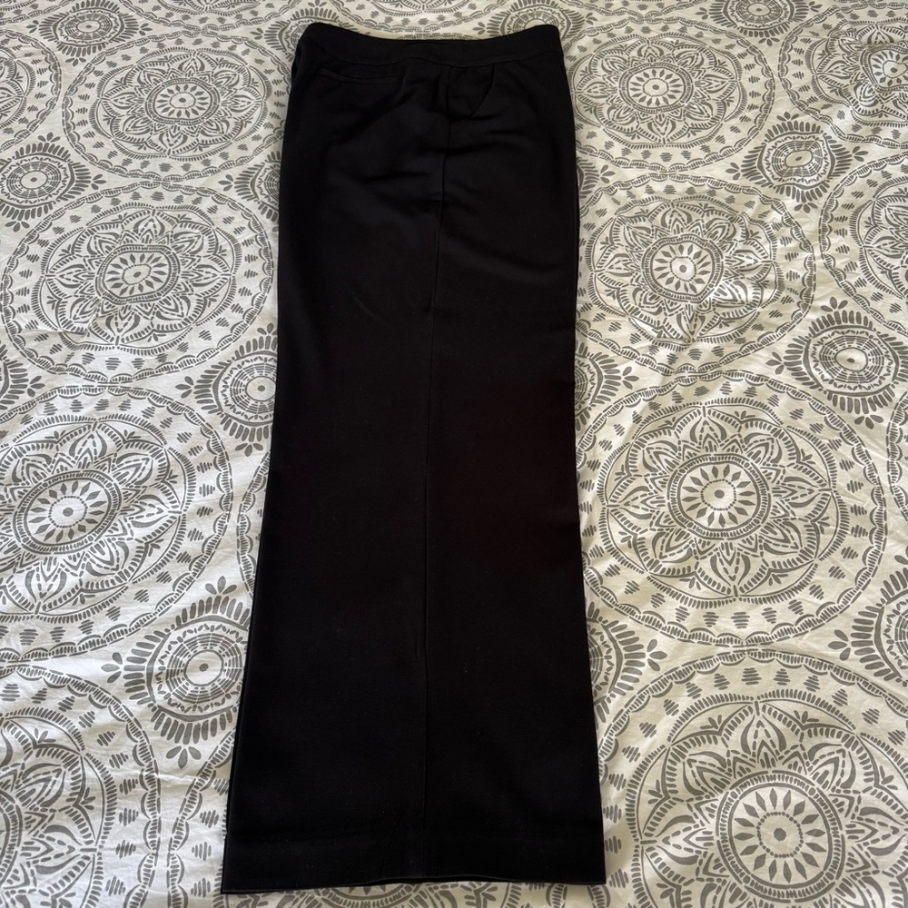 Chico's Women’s Wide-Leg Pants, Black, Size 2.5 Regular